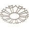 Ekena Millwork Augustus Wood Fretwork Pierced Ceiling Medallion, Birch, 26"OD x 9 1/8"ID x 3/8"T CMWP26X26X0375AUBI - alternate 4